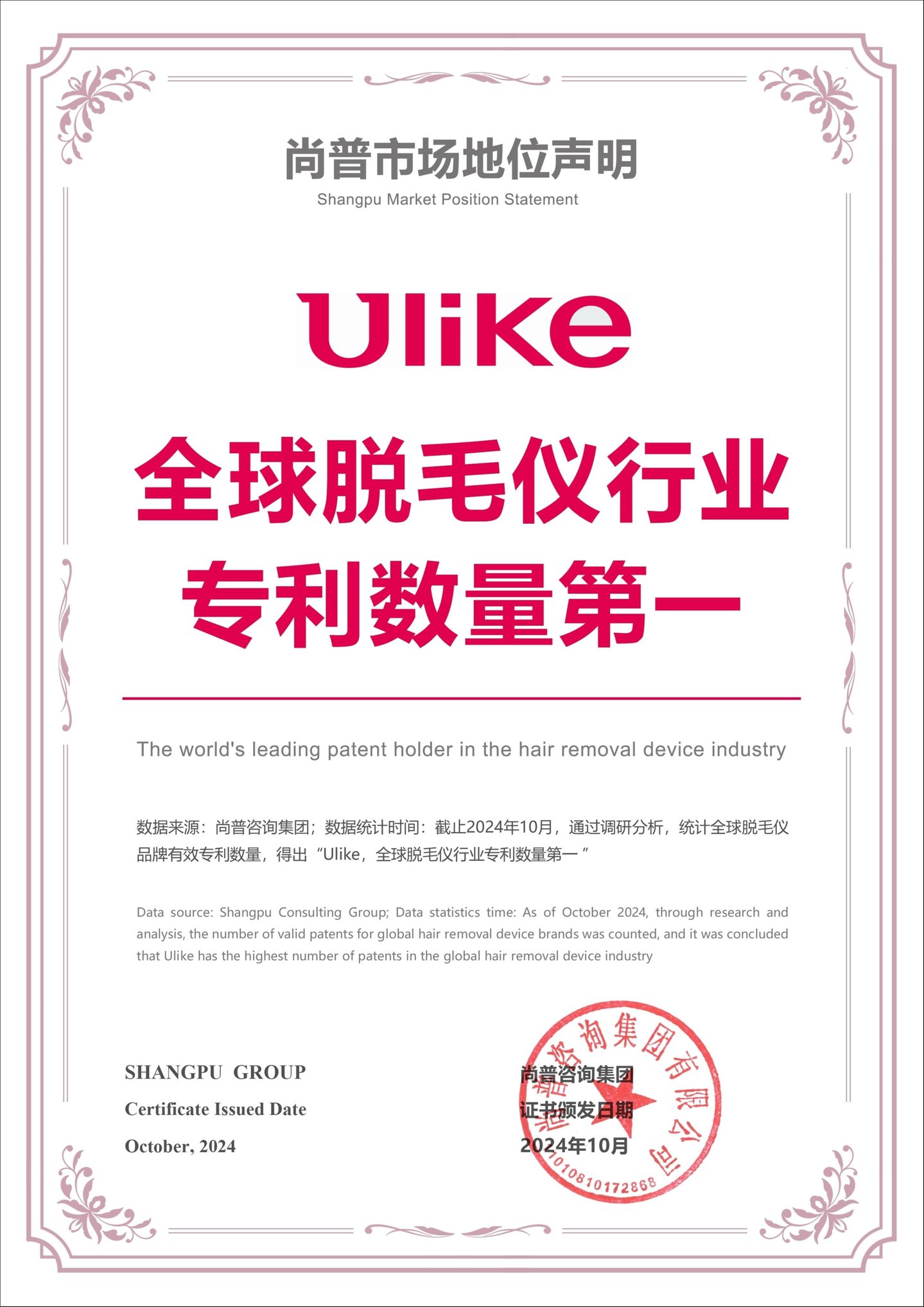 专利荣誉