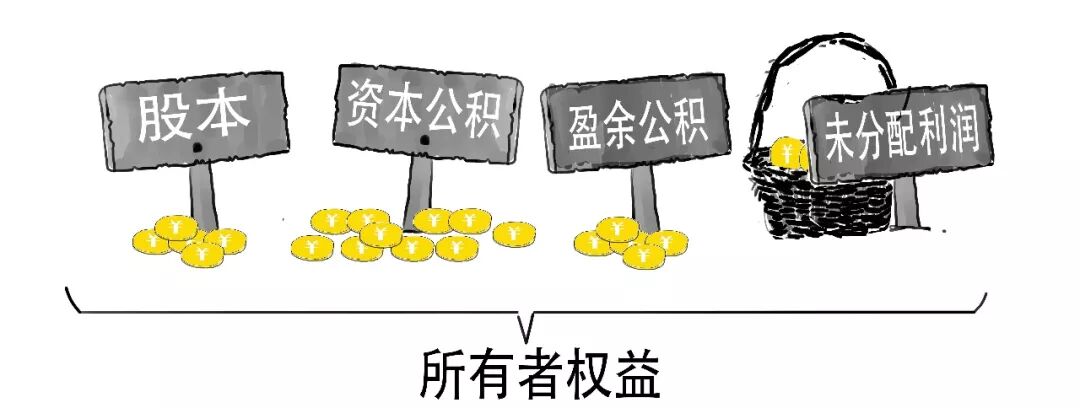 所有者权益示意图