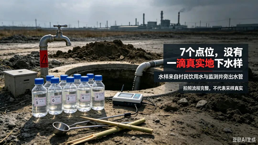 环境监测造假示意