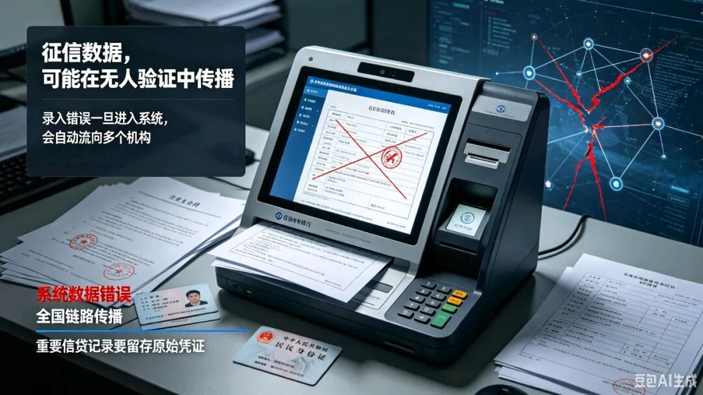 征信系统示意