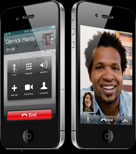 苹果iPhone4自带Facetime功能