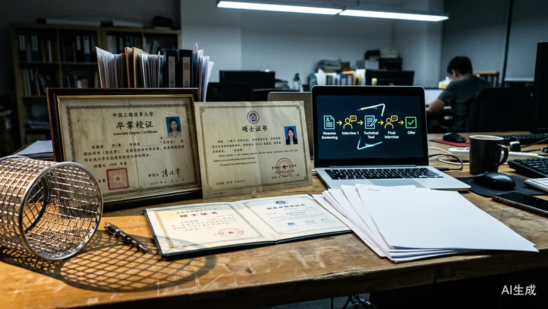 五轮面试抵不过一张旧文凭