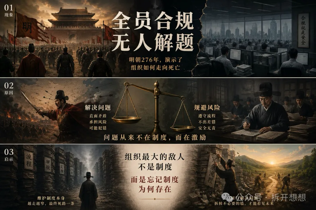 明朝组织演化