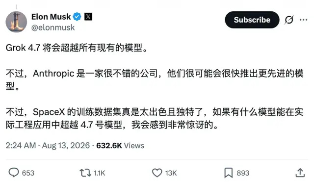 马斯克推文
