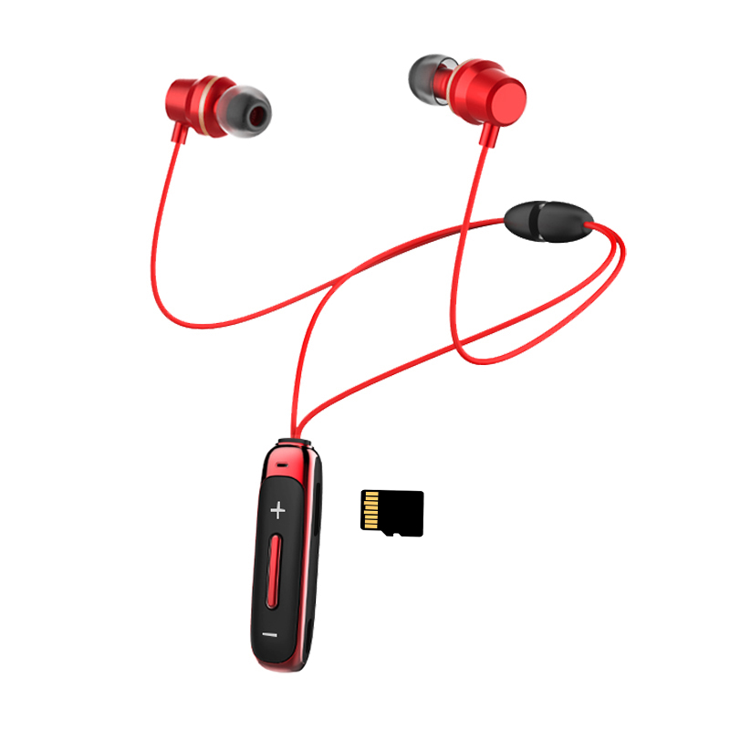 Mặt dây hút từ treo cổ thể thao Tai nghe Bluetooth BT315 có thể cắm trong tai Bluetooth 5.1 Stereo Cuộc sống không thấm nước