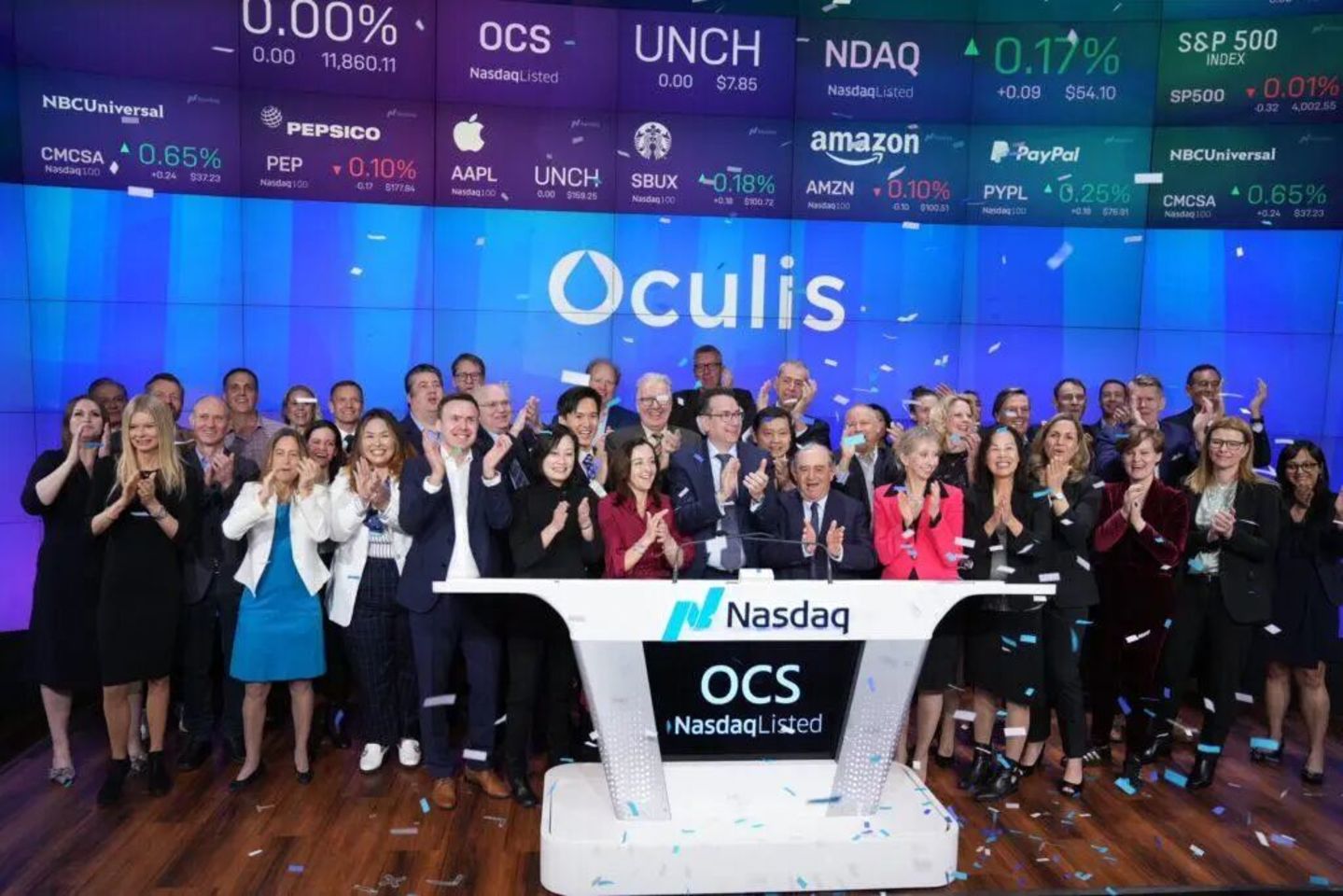 Oculis上市当天图