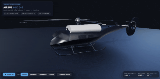 H145 直升机模型