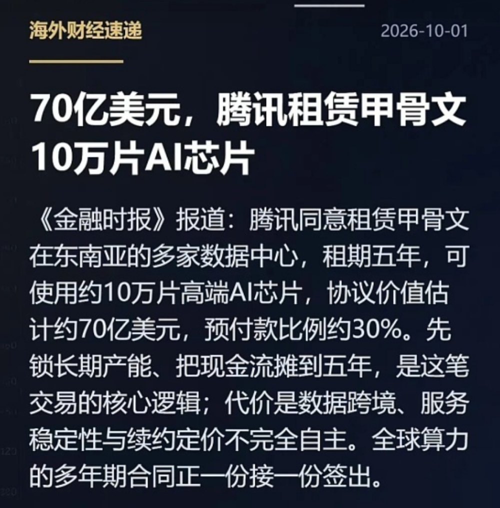 腾讯甲骨文协议