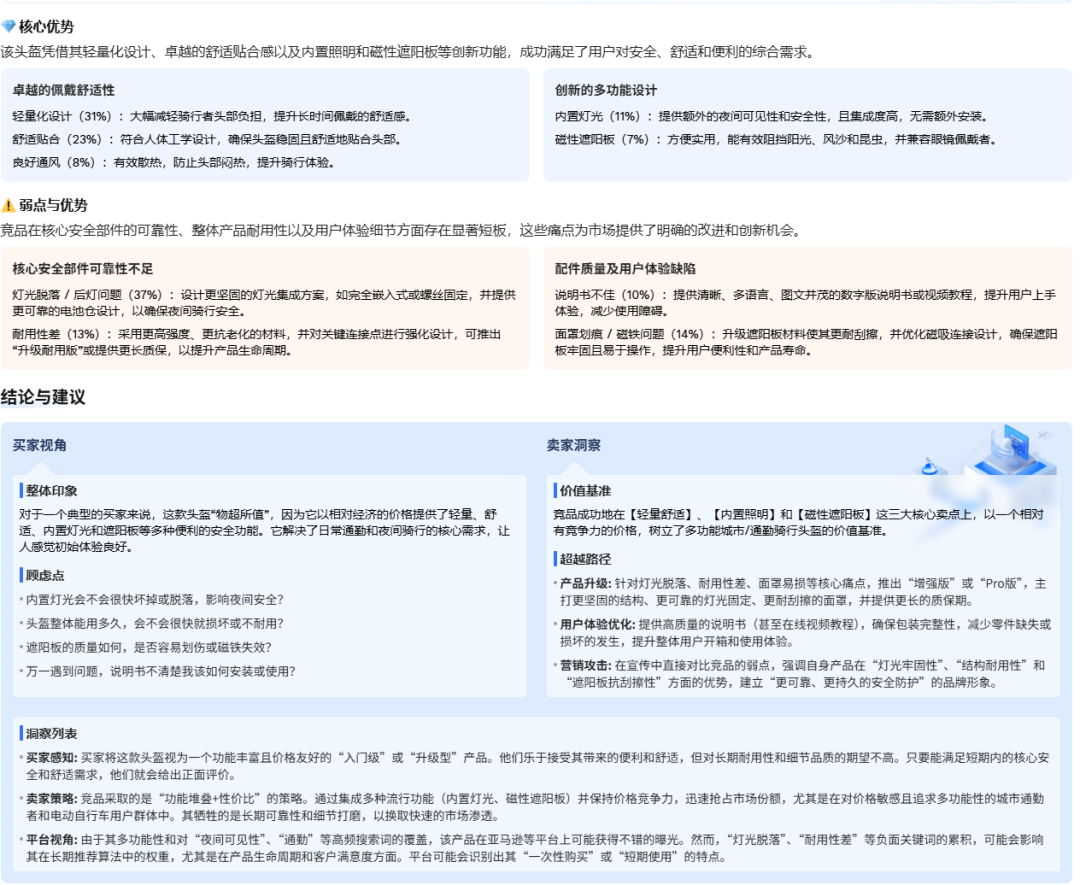 好评分析截图