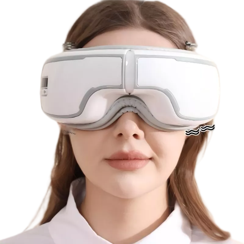Cross border multi-layer airbag eye protection device He-005A hot compress eye massager vibrating eye massager Bluetooth charging timer