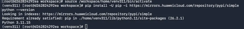 python version